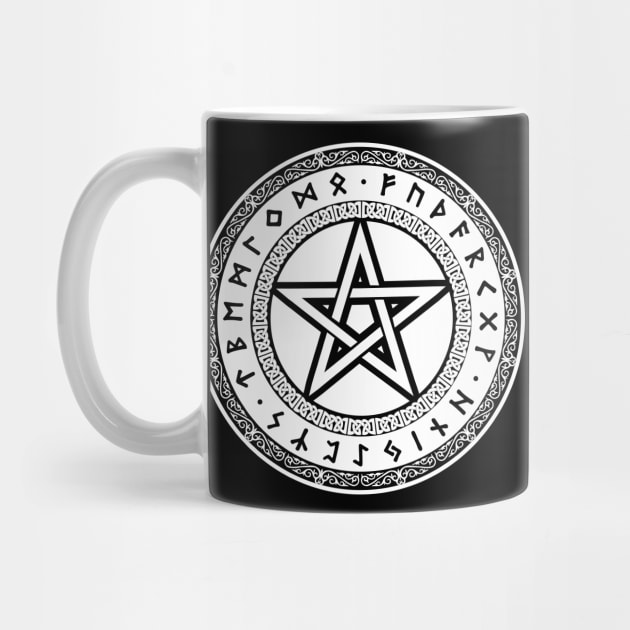 Dcorative Runes Pentacle by SFPater